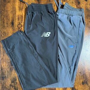 New Balance Black and Gray Men's Jogger Pants - Set of Two